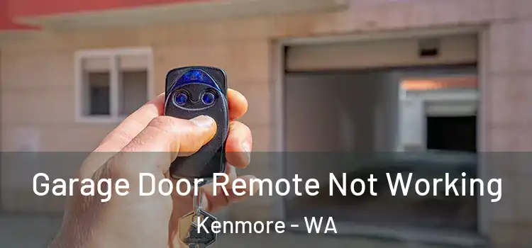  Garage Door Remote Not Working Kenmore - WA