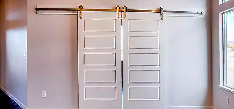 Glass Barn Door with Installation Hardware Kit Kenmore