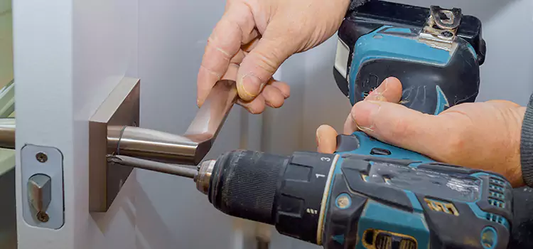Security Door Lock Installation Kenmore